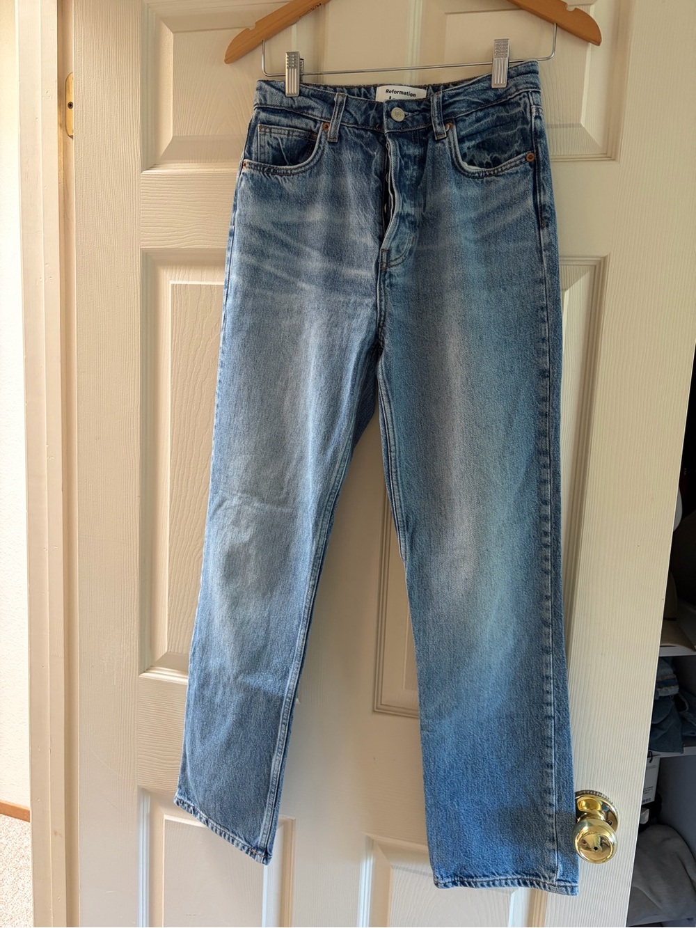 Reformation Jeans - Cynthia straight leg